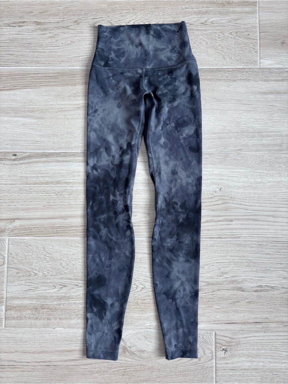 Lululemon Align High Rise Pant 28" Leggings Diamond Dye Pitch Gray Size 2
